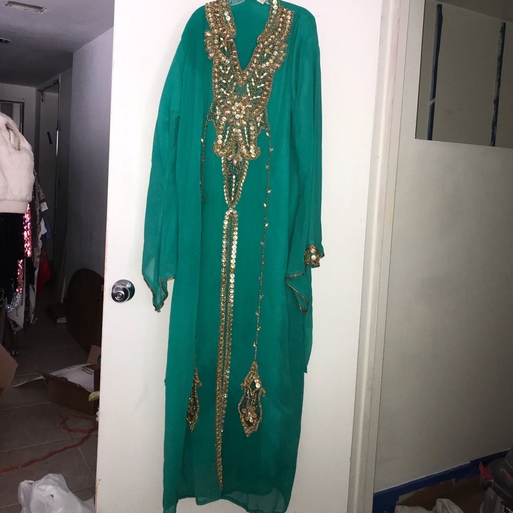 Embellished caftan size XL EUC